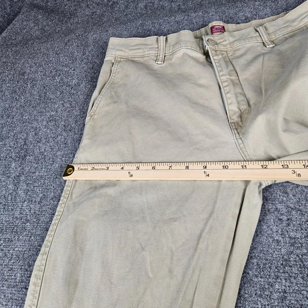 Levis XX Chino Standard‎ Taper Pants Mens 36x32 Khaki Tan 85226-0069